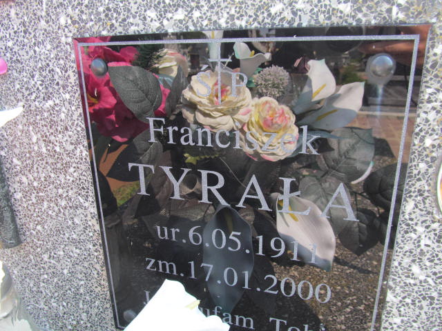 Franciszek Tyrała  1911 Miętustwo - Grobonet - Wyszukiwarka osób pochowanych