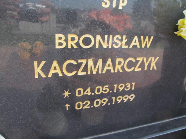 Bronisław Kaczmarczyk 1931 Miętustwo - Grobonet - Wyszukiwarka osób pochowanych