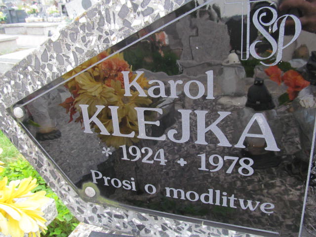 Karol Klejka 1923 Miętustwo - Grobonet - Wyszukiwarka osób pochowanych