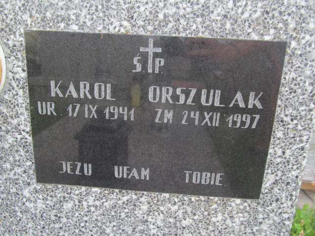 Karol Orszulak 1941 Miętustwo - Grobonet - Wyszukiwarka osób pochowanych