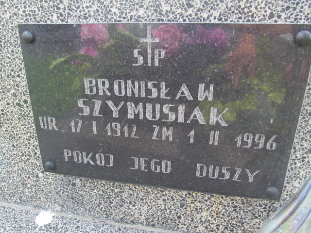 Bronisław Szymusiak 1912 Miętustwo - Grobonet - Wyszukiwarka osób pochowanych