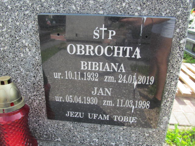 Jan Obrochta 1930 Miętustwo - Grobonet - Wyszukiwarka osób pochowanych