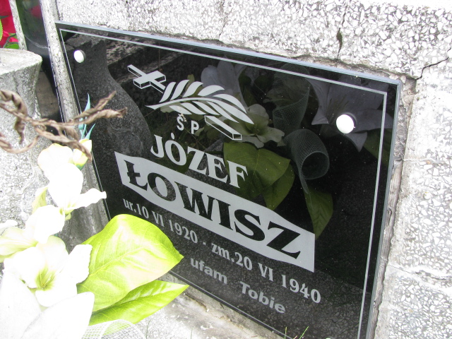 Józef Łowisz 1920 Miętustwo - Grobonet - Wyszukiwarka osób pochowanych