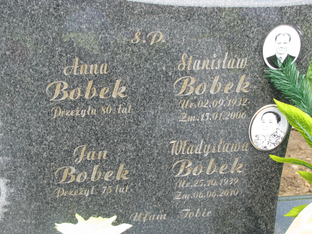 Anna Bobek Miętustwo - Grobonet - Wyszukiwarka osób pochowanych