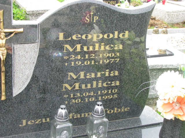 Leopold Mulica 1903 Miętustwo - Grobonet - Wyszukiwarka osób pochowanych