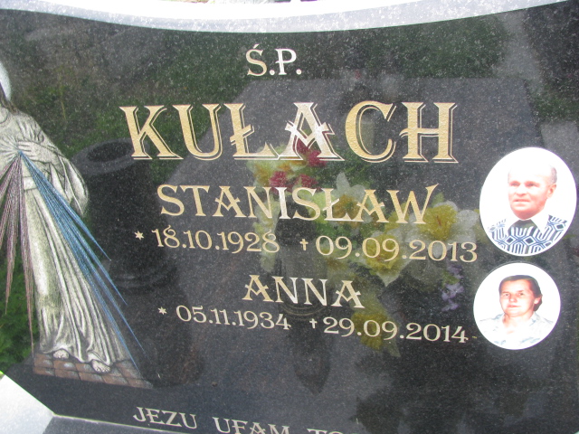 Grób Stanisław  Kułach