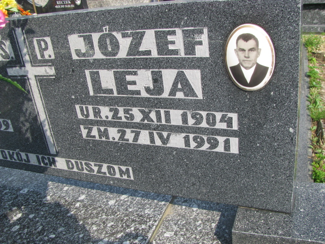 Józef Leja  1904 Miętustwo - Grobonet - Wyszukiwarka osób pochowanych